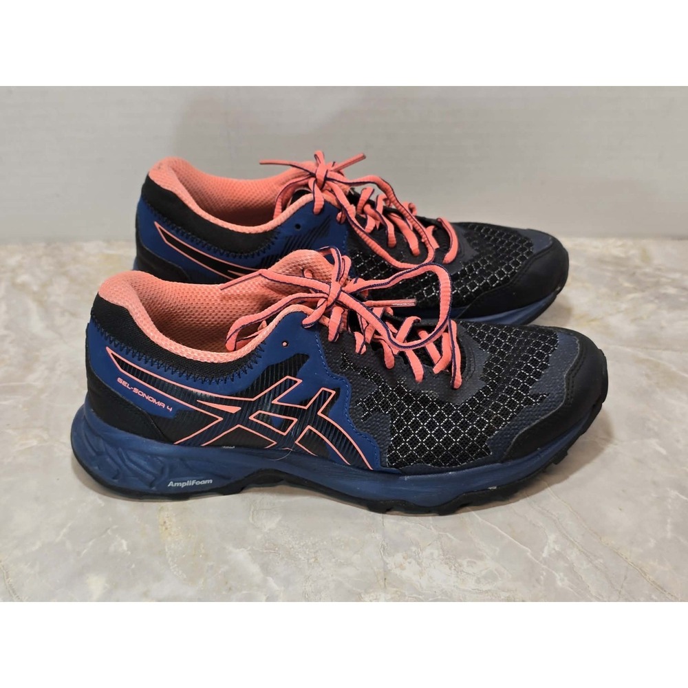ASICS  Gel-Sonoma 4 1012A160 Women's Running Sneakers Shoes Size 7 / Blue / Pink
